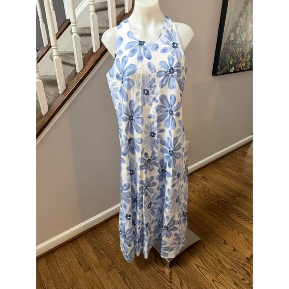 Sara Campbell Floral Cotton Emery Dress Size Medium - Picture 1 of 3